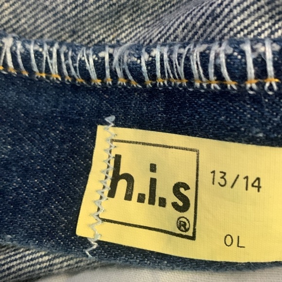 Original 80s Vintage Chic by H.I.S. High Waist Straight Leg Jeans - Picture 7 of 8